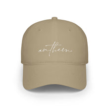Load image into Gallery viewer, Anthem Baseball Cap | Black or Khaki | Script Design
