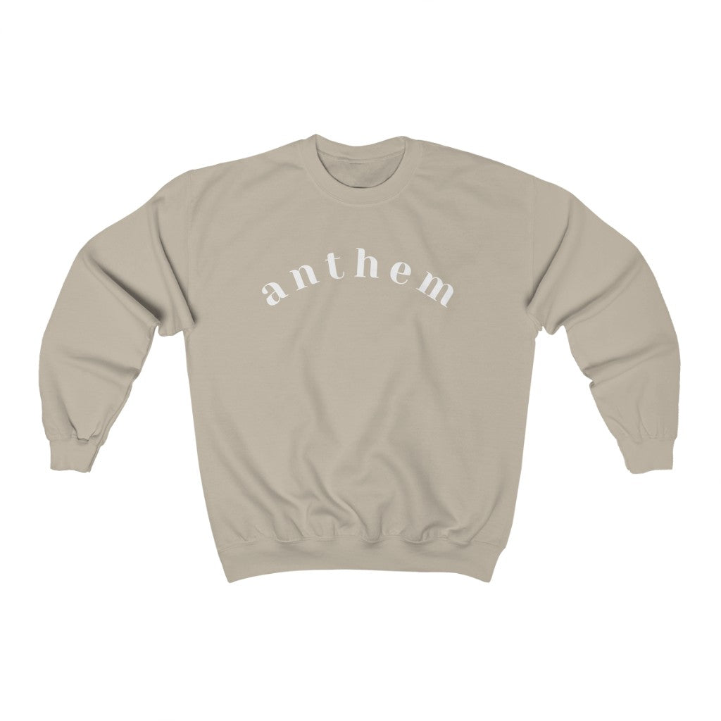 Anthem (block) Crewneck // Unisex